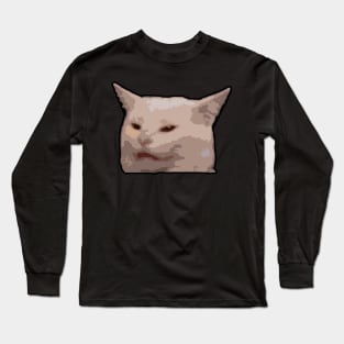 Cat Meme Animated Long Sleeve T-Shirt